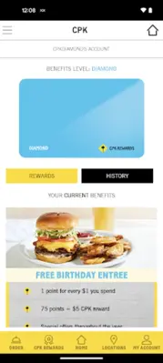 CPK Rewards android App screenshot 1